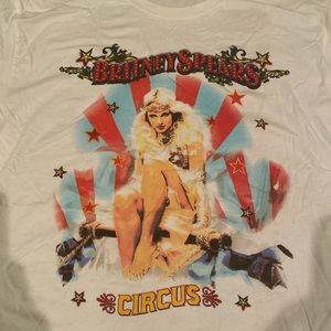 Britney Spears 2009 Circus tour t shirt